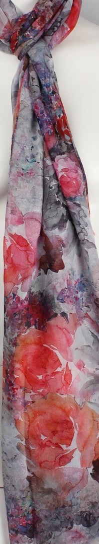 Alice & Lily printed  scarf pink Style:SC/4562/PINK image 0